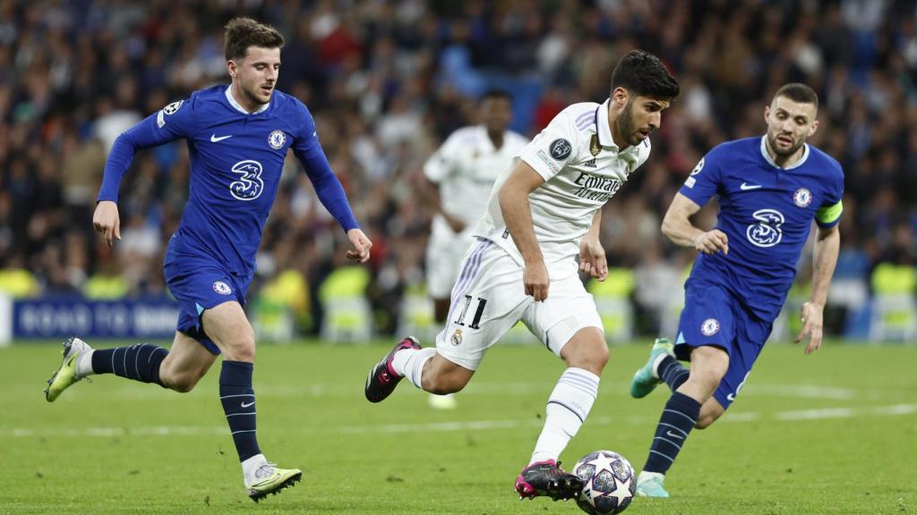 Marco Asensio, contra el Chelsea