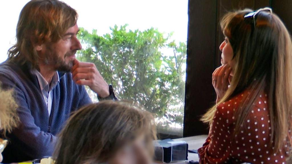La pareja, tras conocerse la noticia de su futura paternidad.