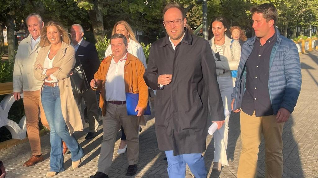 El candidato a la reelección por el PP, Marcos Iglesias