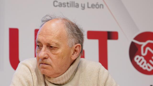 El secretario regional de UGT, Faustino Temprano, en una imagen de archivo.