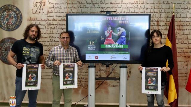 Presentación de la Velada de Boxeo en Benavente