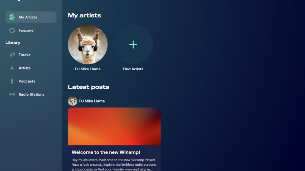 El nuevo Winamp
