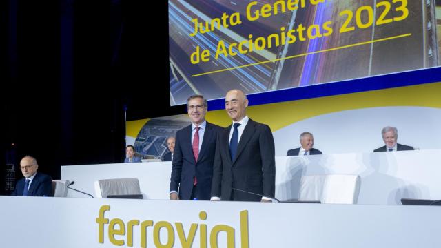 Un momento de la Junta de Accionistas de Ferrovial.