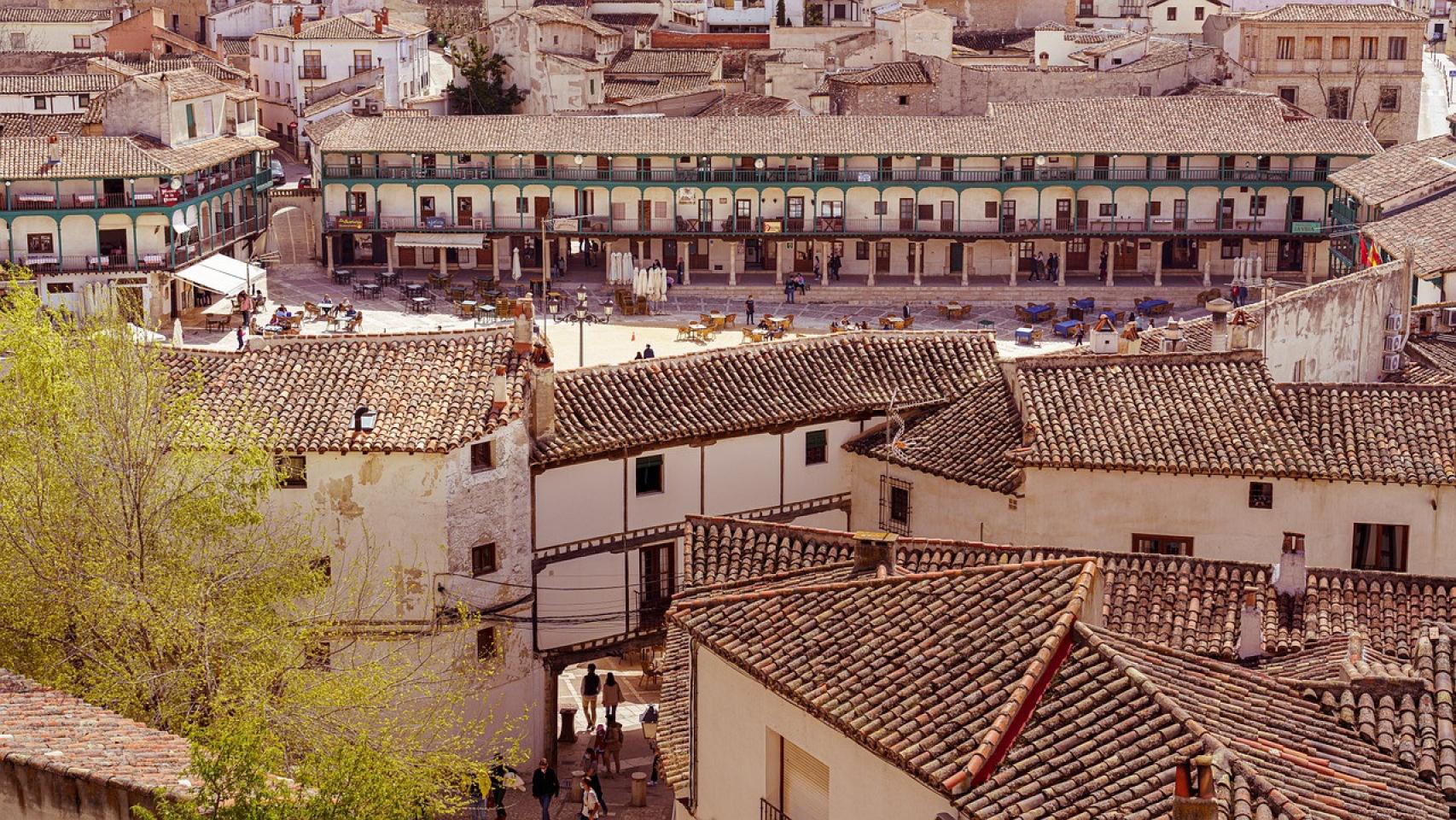 Vista de Chinchón, en Madrid.