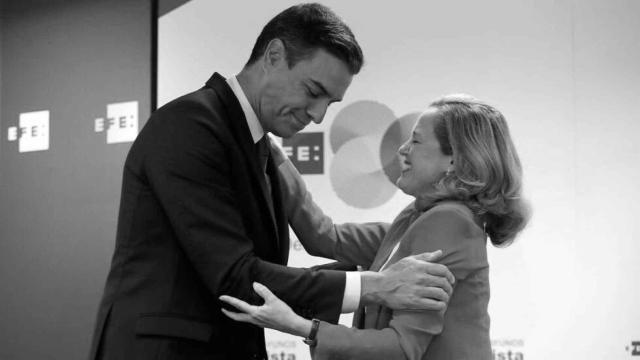 Pedro Sánchez y Nadia Calviño.