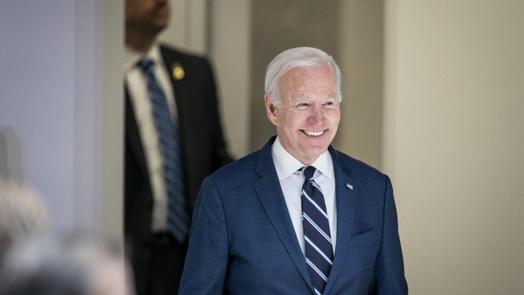 Joe Biden este miércoles en Belfast.