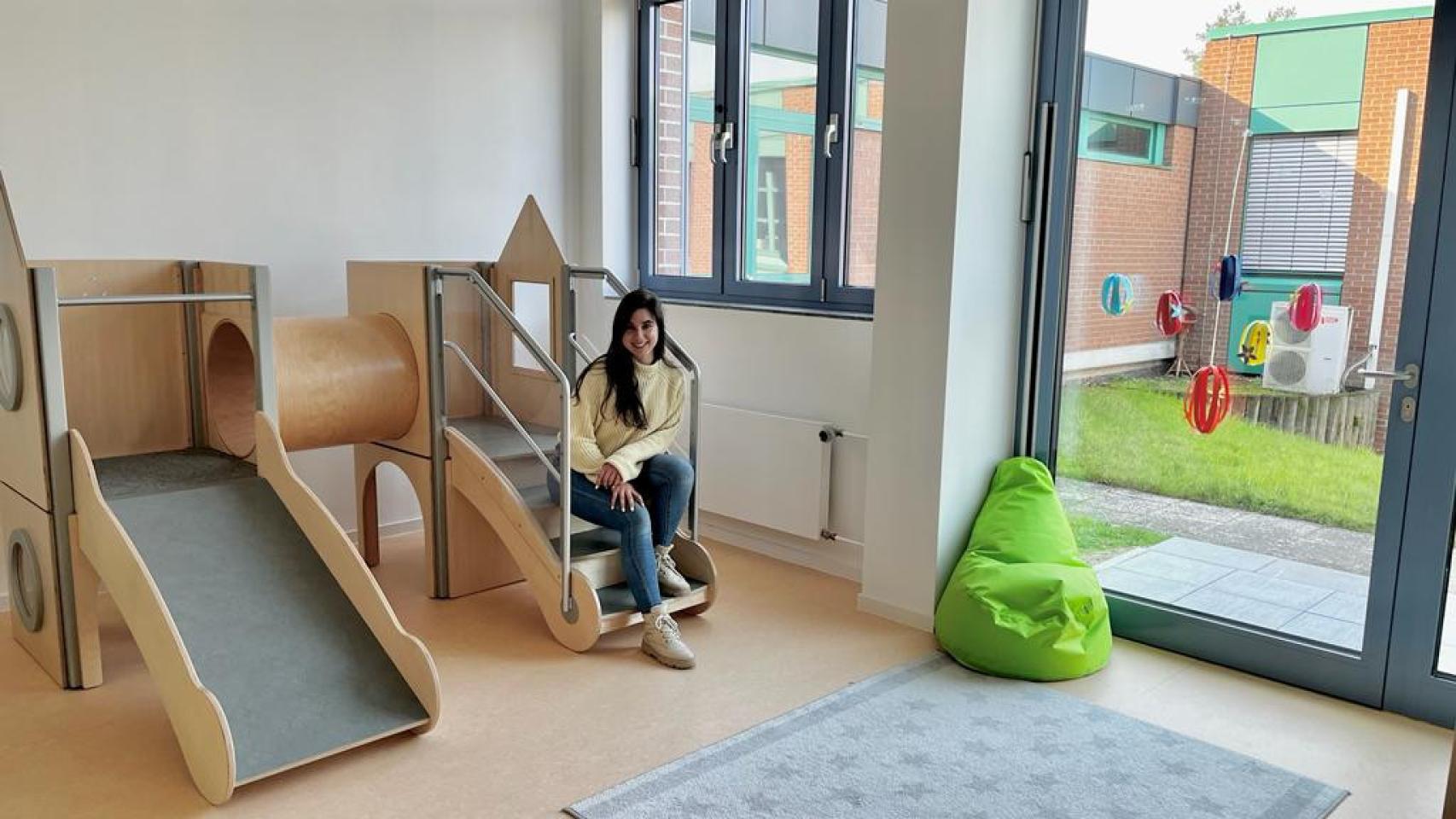 Andrea Tajadura, burgalesa de 25 años que trabaja en Heusenstamm