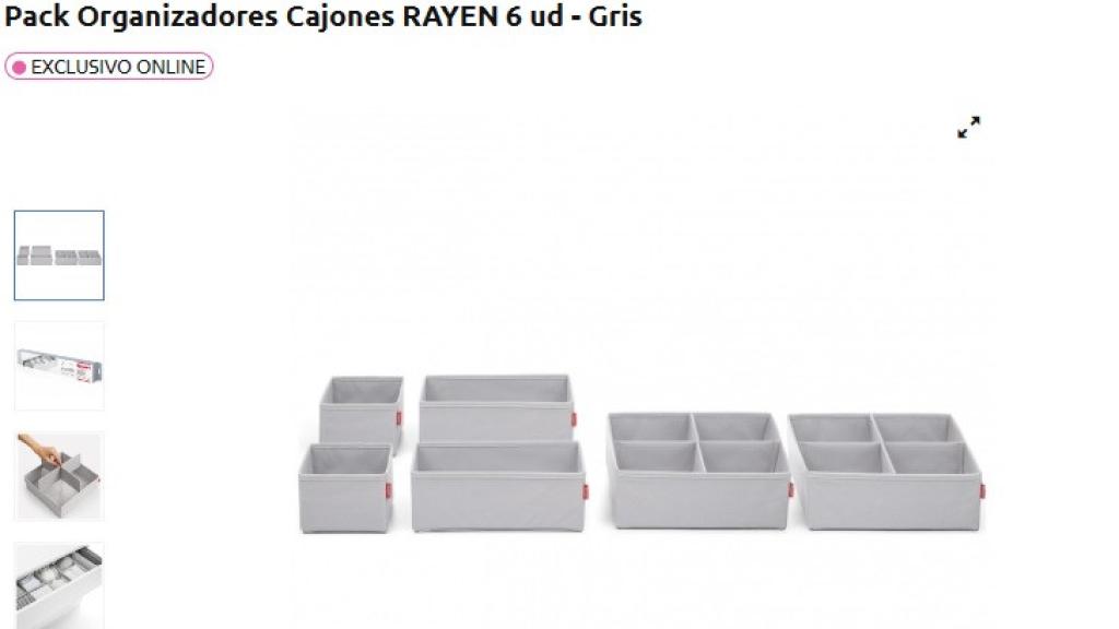 Pack organizadores cajones.
