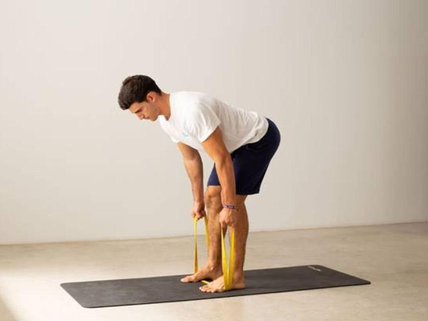 Remo de posición de flexión de caderas unilateral