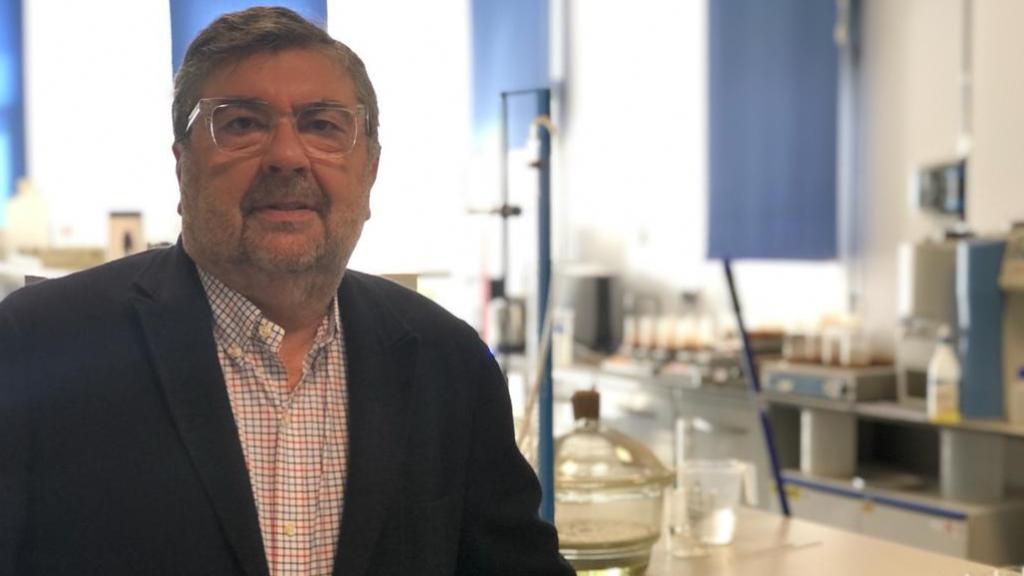 Ruiz Sinoga tras la entrevista.