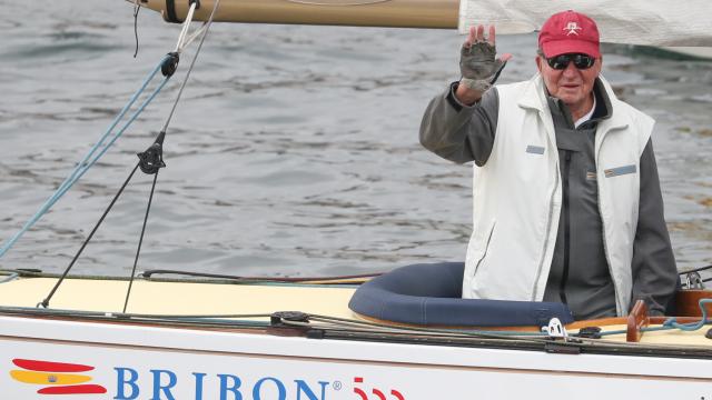Juan Carlos I, en el 'Bribón'.