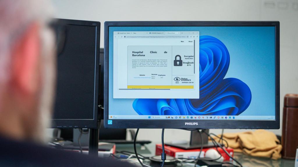 Información sobre el robo del Clínic en la dark web