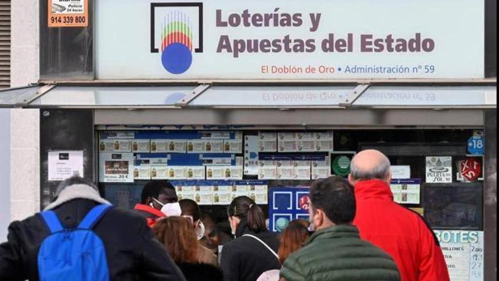 Una administración de Lotería, en imagen de archivo.