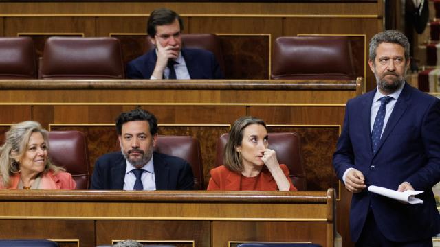 Diputados de la dirección del PP en el Congreso.
