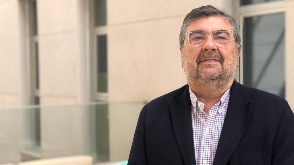 José Damián Ruiz Sinoga momentos después de la entrevista con este diario.