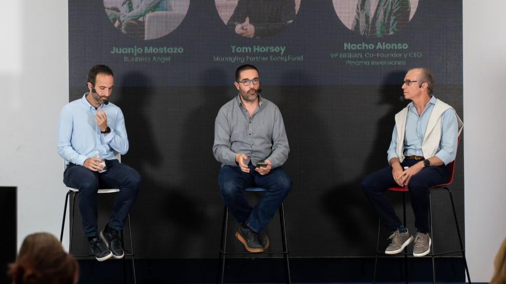 Juanjo Mostazo, Tom Horsey y Nacho Alonso; en el BigBan Connect Málaga.