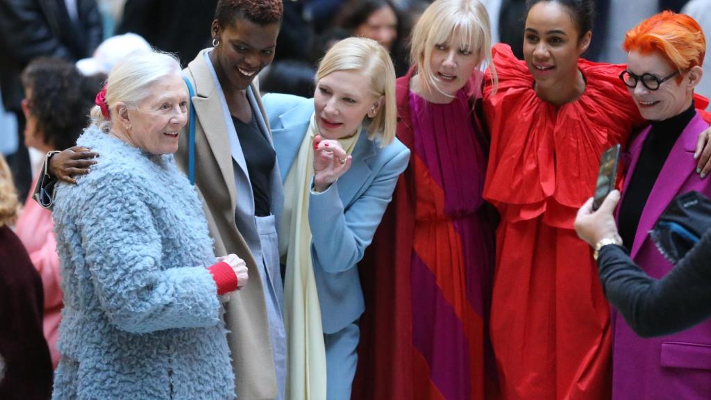 Vanessa Redgrave en la Fashin Week de Londres.