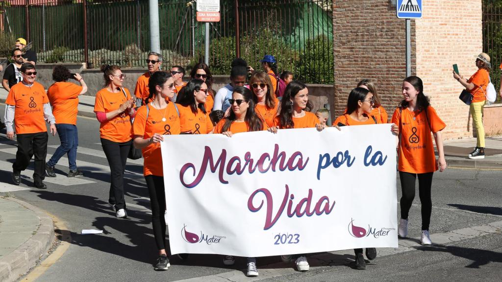 Marcha por la Mujer y la Vida. Foto: Óscar Huertas.