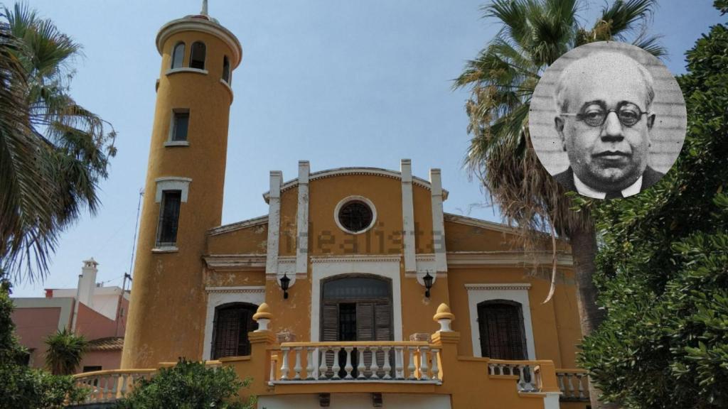Fachada de la casa en la que residió Manuel Azaña en Valencia durante la Guerra Civil.