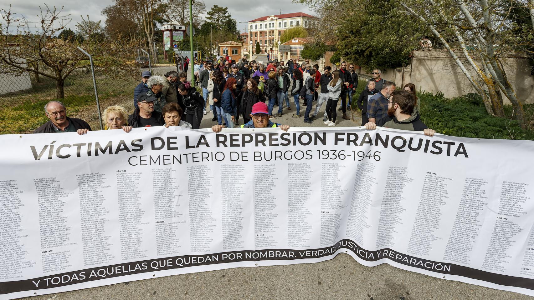 Fotografía de la marcha reivindicativa Su último camino
