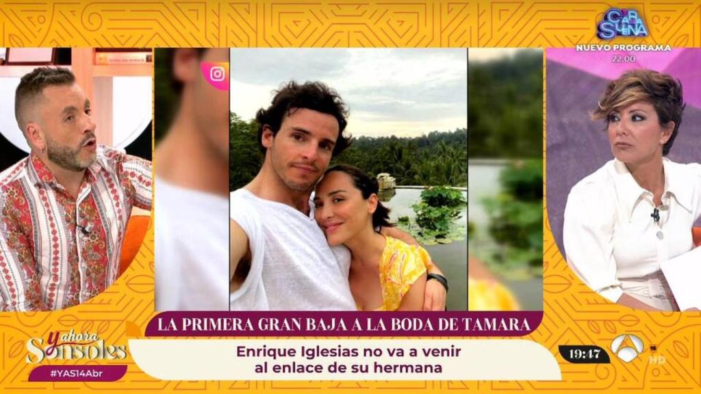 Javier Cid y Sonsoles Ónega en 'Y ahora, Sonsoles'.