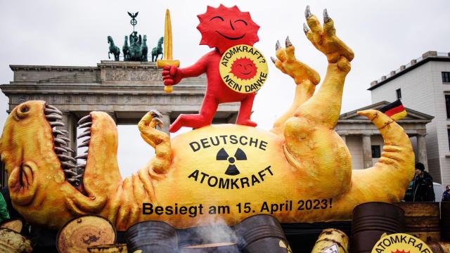 Protesta en Berlín contra la energía nuclear.