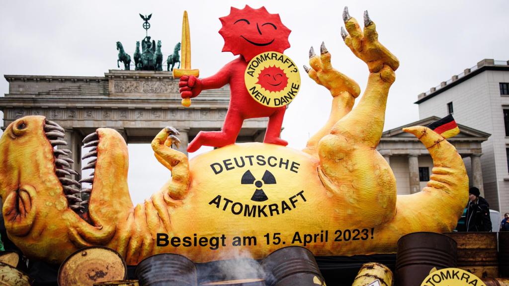 Protesta en Berlín contra la energía nuclear.