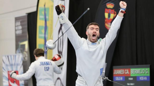 El vallisoletano Noé Bermejo celebra su triunfo