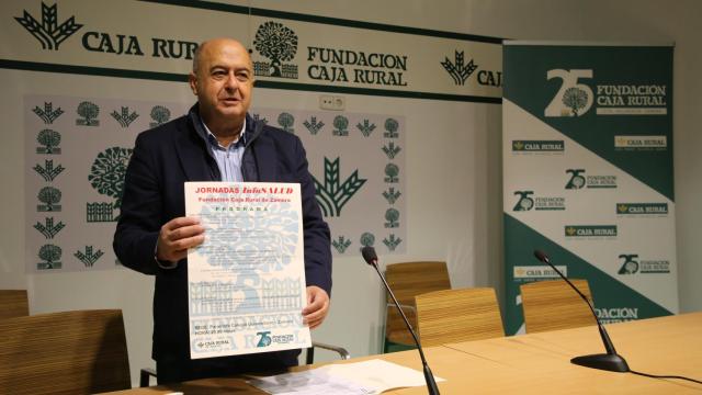 Feliciano Ferrero, en la presentación del pasado año de las jornadas InfoSalud de Caja Rural de Zamora