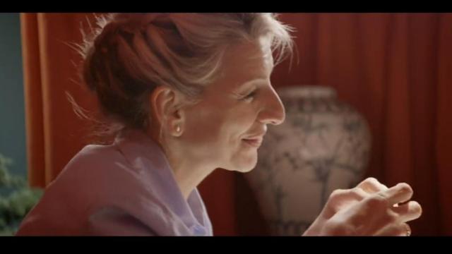 La vicepresidenta segunda del Gobierno, Yolanda Díaz, en la entrevista con Jordi Évole de ayer en La Sexta.