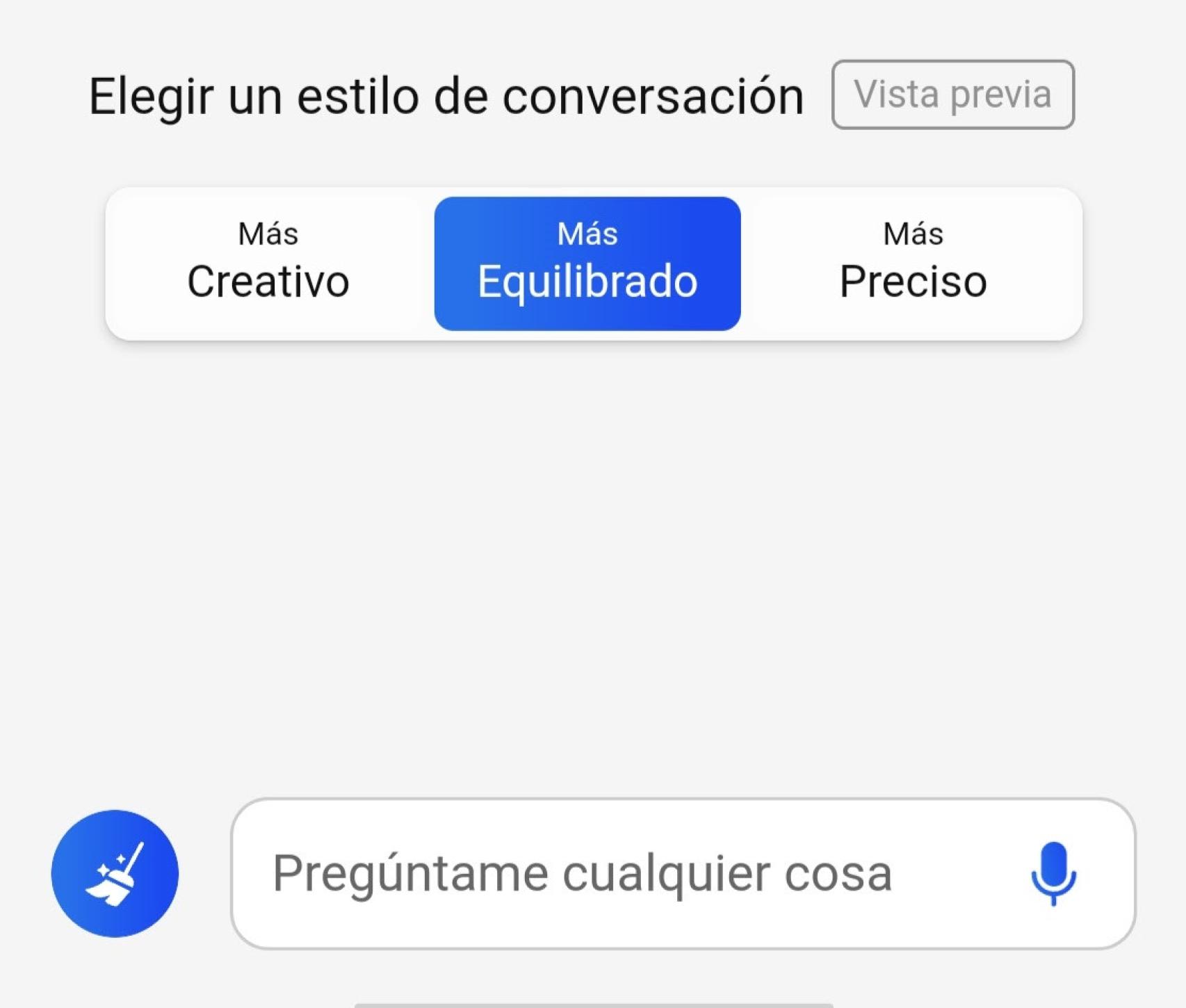 Chat de Bing en Swiftkey