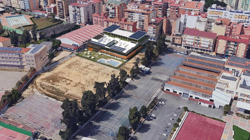 Terrenos donde se levantará el centro deportivo.