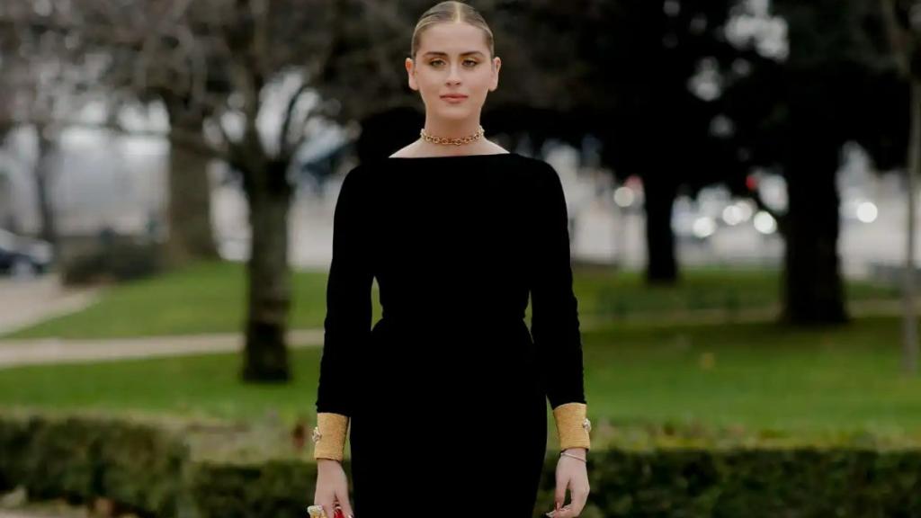 Valentina Ferragni en la Semana de Alta Costura de París.