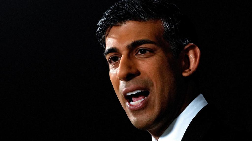 l primer ministro británico, Rishi Sunak, pronuncia un discurso sobre el fin de la mentalidad antimatemática