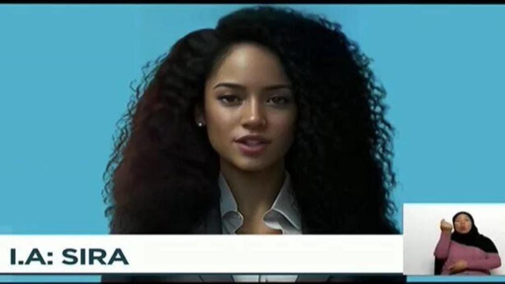 Sira, presentadora de IA.