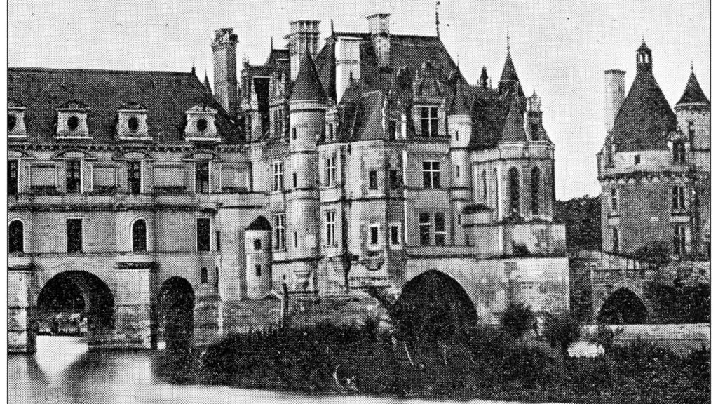 Fotografías de viaje antiguas de Francia: Chenonceaux