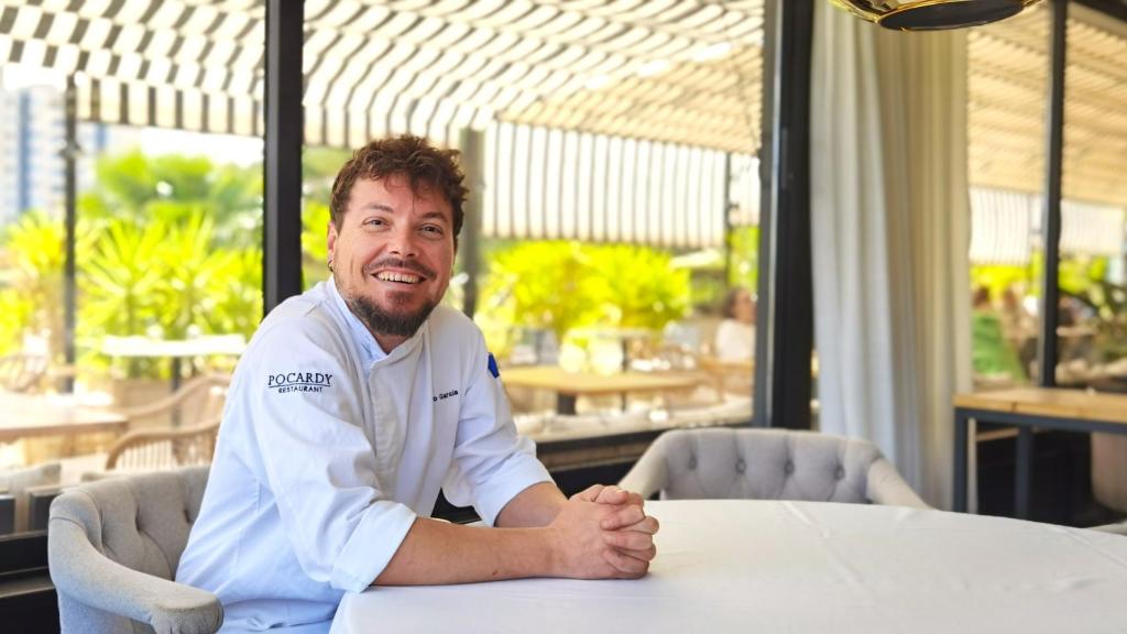 Alberto García es el responsable de las cocinas del restaurante Pocardy.