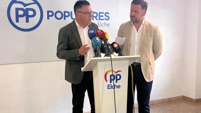 Pablo Ruz y José Ramón González, este martes.