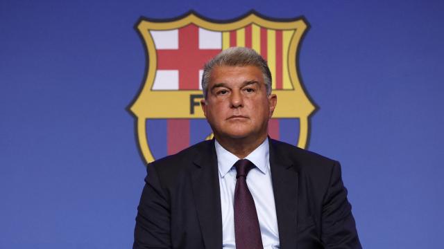 Joan Laporta, en un acto del FC Barcelona