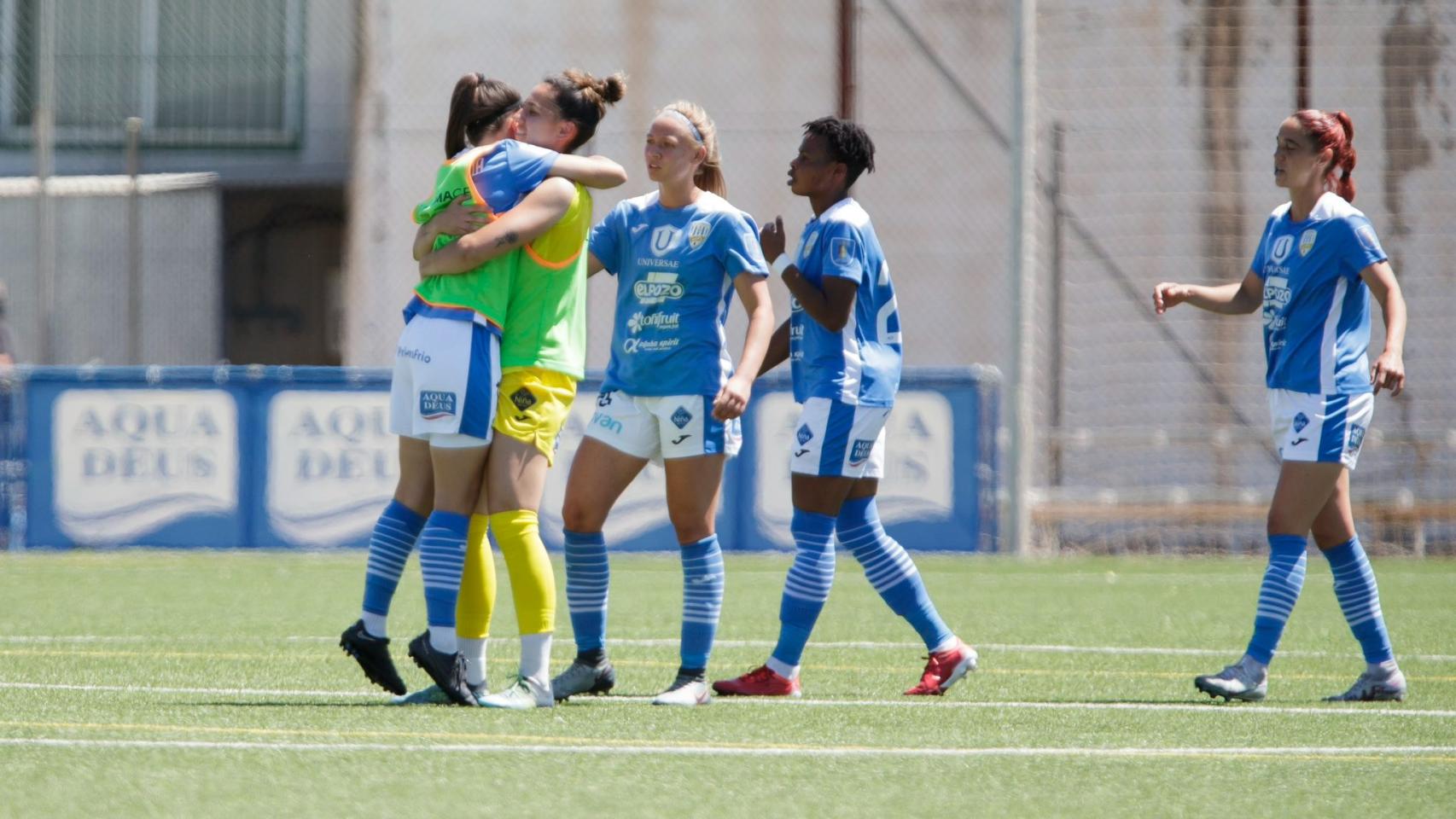 Las jugadoras durante su último partido.