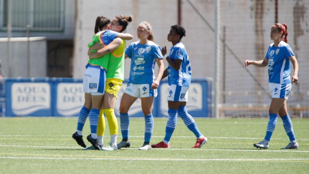 Las jugadoras durante su último partido.