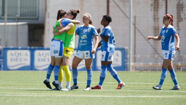 Las jugadoras durante su último partido.