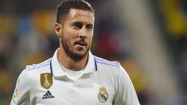 Eden Hazard, en un partido del Real Madrid de la temporada 2022/2023