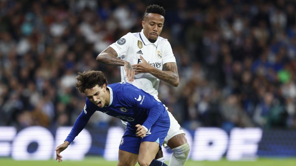 Éder Militao, durante el Real Madrid - Chelsea