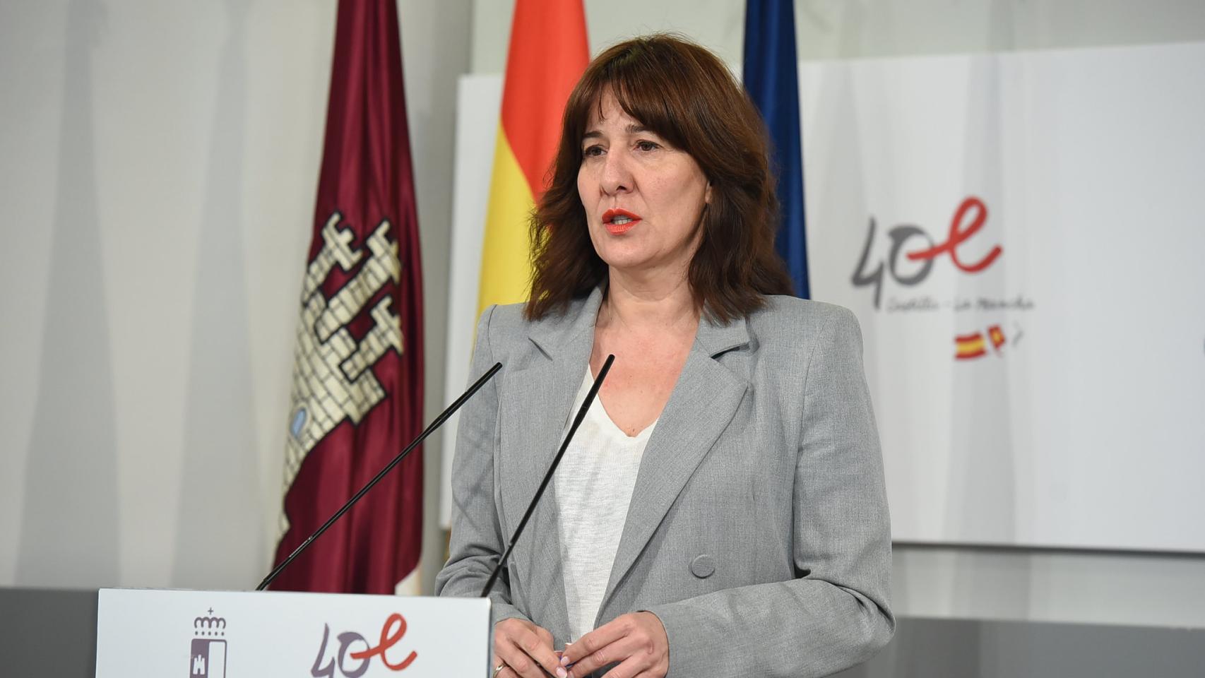 Blanca Fernández, portavoz del Gobierno de Castilla-La Mancha. Foto: JCCM.