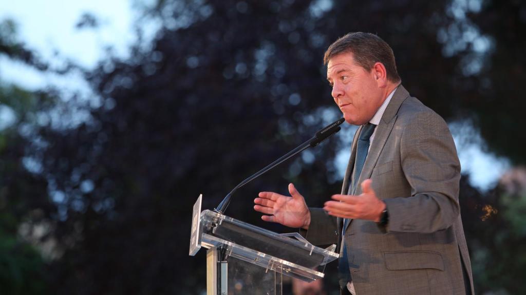 Emiliano García-Page, presidente de Castilla-La Mancha y candidato a la reelección por el PSOE.