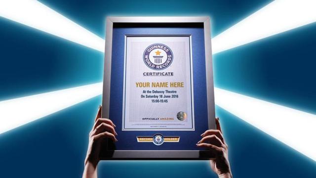 Para conseguir el certificado de récord Guinness, hay que seguir una serie de pautas estrictas.