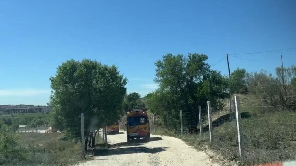 El camino por el que se accedía hasta entrar en el camino de Ortigal.