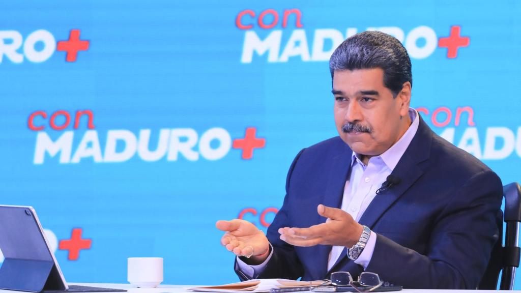 Nicolás Maduro en su programa de televisión 'Con Maduro +'.