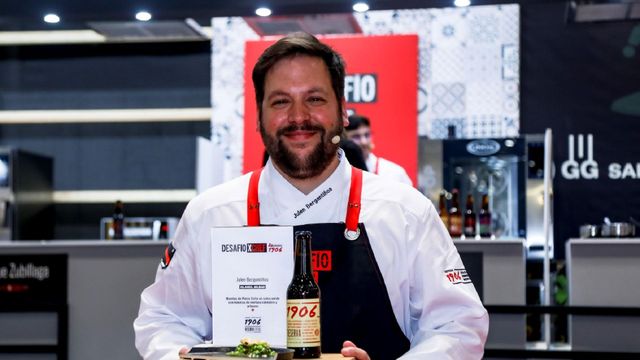 Julen Bergantiños, ganador del Desafío XChef de Cervezas 1906.